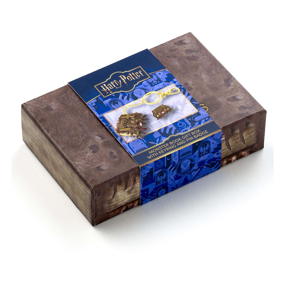 Harry Potter: Monster Book Schlüsselanhänger und Ansteckpin Geschenkset Image 3