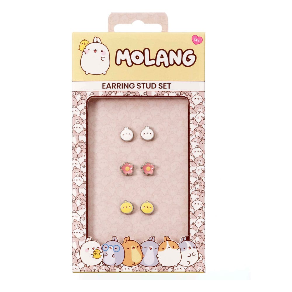 Molang Stud Ohrringe 3er-Pack Molang and Piu Piu Image 3