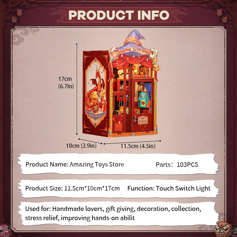 Book Nook Amazing Toy Store 17 x 12 cm Image 16