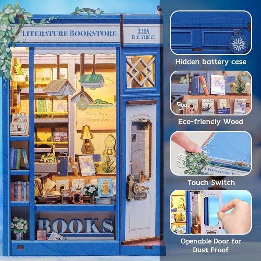 Book Nook Literature Bookstore 17 x 12 cm Image 2
