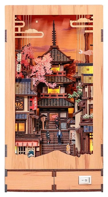 Book Nook Twilight Sakura Path 23 x 12 cm Image 8