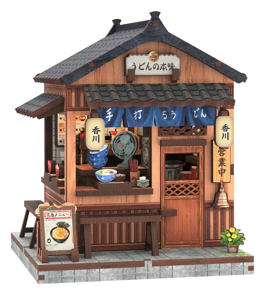 Miniature House Model Kit Kagawa Udon House 11 x 9 cm Image