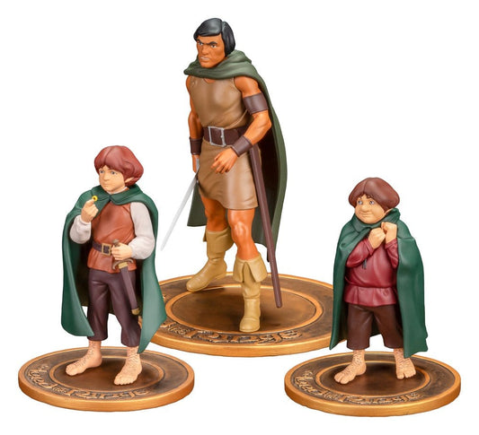 Der Herr der Ringe Animated Film PVC Figuren 3er-Pack Frodo, Aragorn, and Samwise Image 2