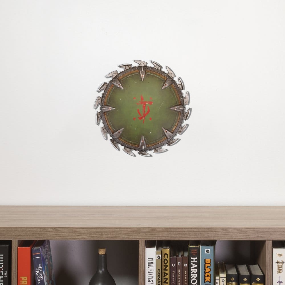 Doom: The Dark Ages Wand-Skulptur Shield Saw 25 x 25 cm Image 6