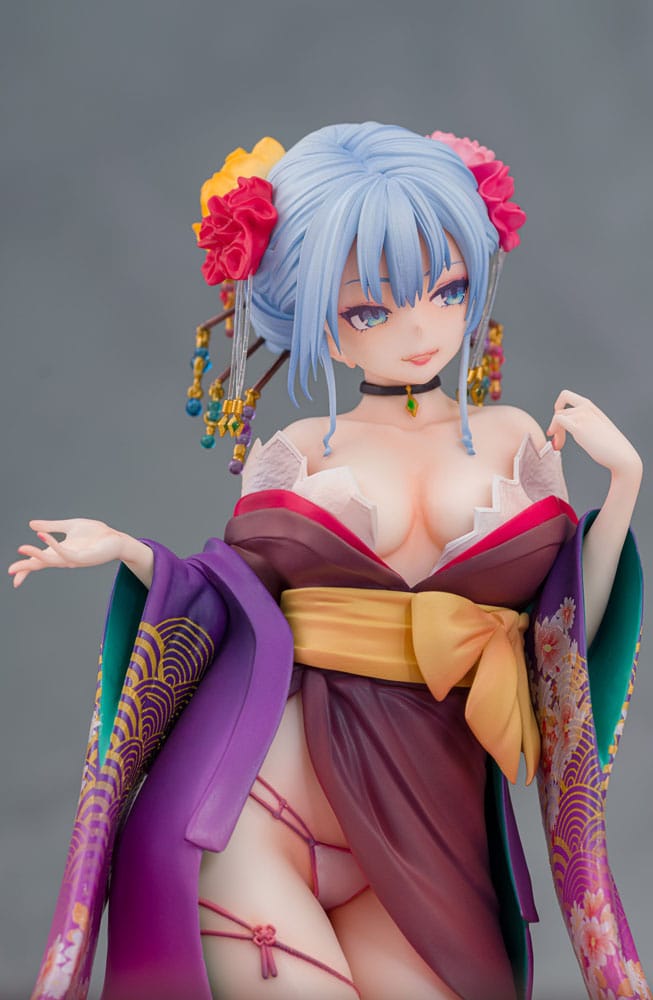 Original Character Statue 1/7 Shujuu Ecstasy Shion Oiran Ver. (Wholesome Ver.) 15 cm Image 12