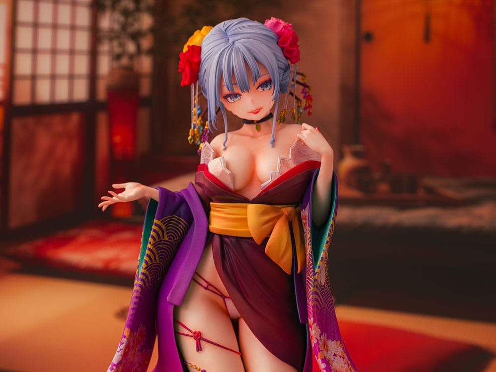 Original Character Statue 1/7 Shujuu Ecstasy Shion Oiran Ver. (Wholesome Ver.) 15 cm Image 17