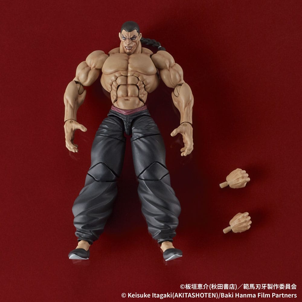 Baki Hanma Digaction Actionfigur Retsu Kaioh 7 cm Image 12