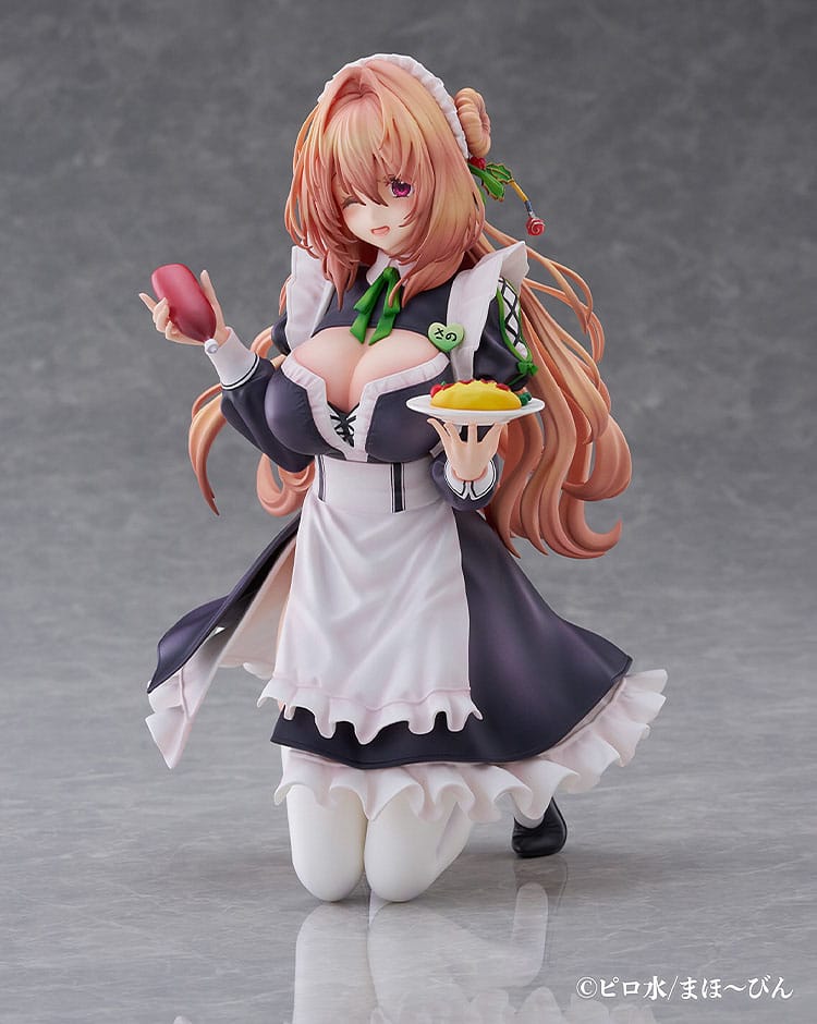 Hanikami Kanojo PVC Statue 1/6 Maid Maison Hanikami Kanojo Sano Hiiragi 20 cm Image 3