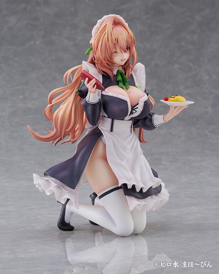 Hanikami Kanojo PVC Statue 1/6 Maid Maison Hanikami Kanojo Sano Hiiragi 20 cm Image 5
