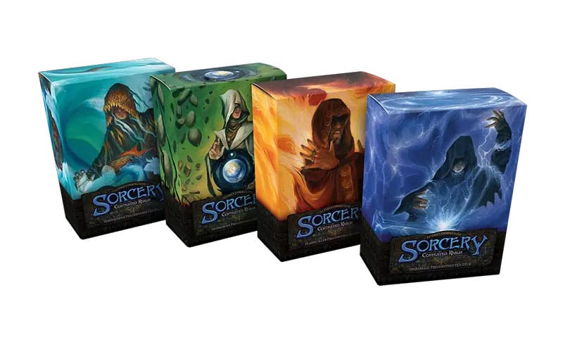 Sorcery: Contested Realm TCG Beta Edition Elemental Precon Decks Display (4) englisch Image