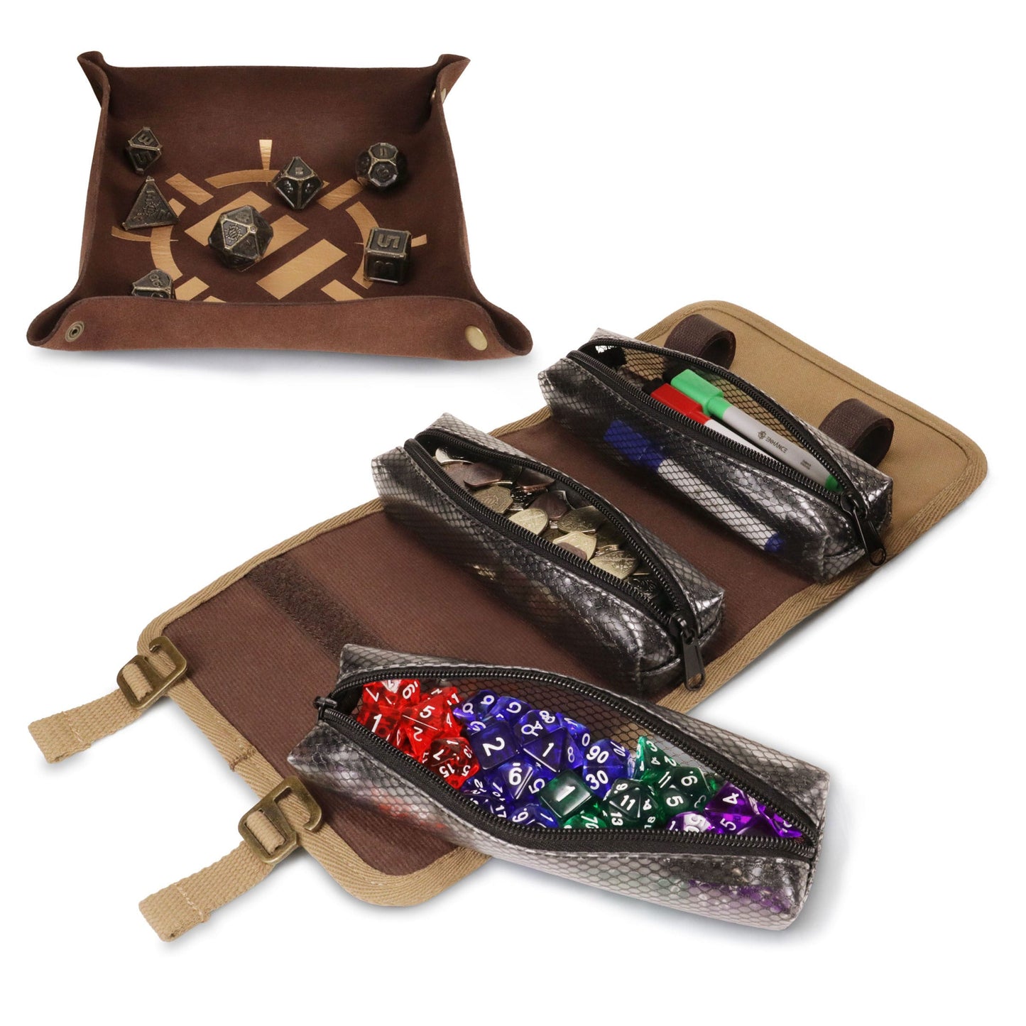 Enhance Brettspiel Canvas Würfeltasche Image