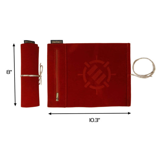 Enhance Tabletop Roll on a Scroll Würfeltasche mit Würfel Rot Image 2