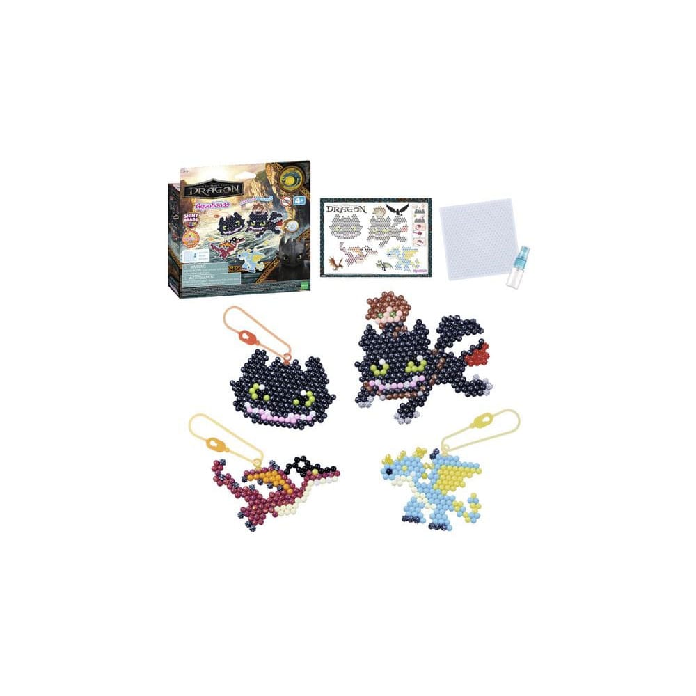 Drachenzähmen leicht gemacht Aquabeads Bastelset Schlüsselanhänger Image 2