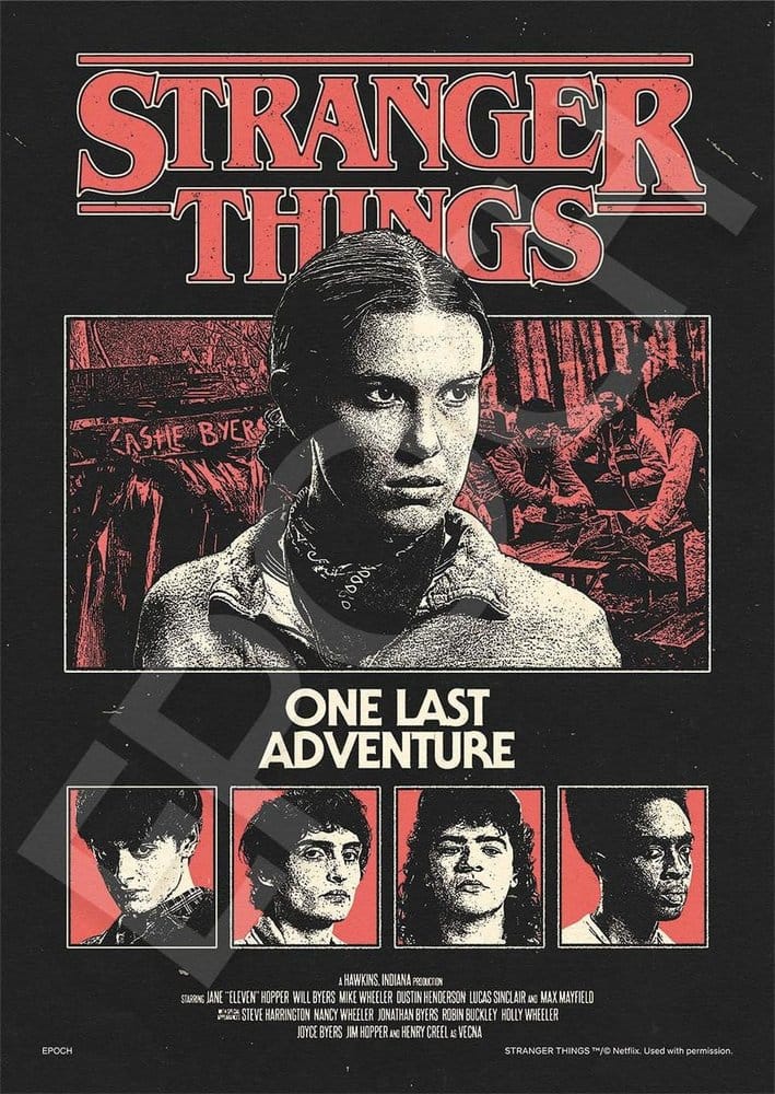 Stranger Things Puzzle 500 Teile One Last Adventure Image