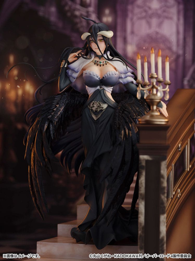 Overlord SHIBUYA SCRAMBLE FIGURE PVC Statue 1/7 Albedo Jet Black Dress Ver. 28 cm Image 10