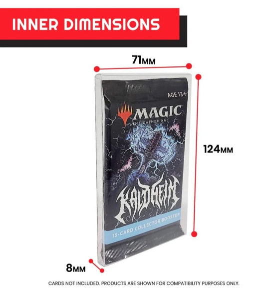 PET Gehäuse 10er-Pack für Booster, Magic, Yu-Gi-Oh Karten Image 2
