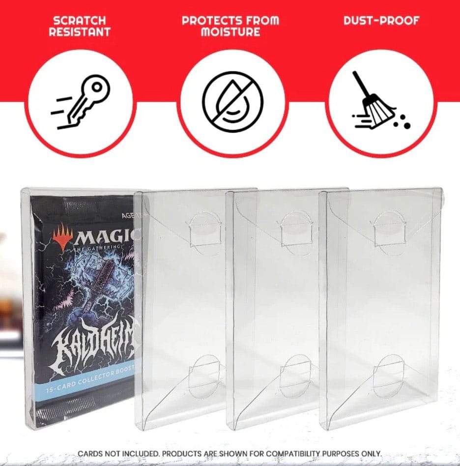 PET Gehäuse 10er-Pack für Booster, Magic, Yu-Gi-Oh Karten Image 3