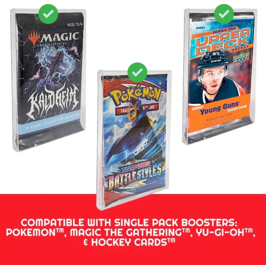 PET Gehäuse 10er-Pack für Booster, Magic, Yu-Gi-Oh Karten Image 5