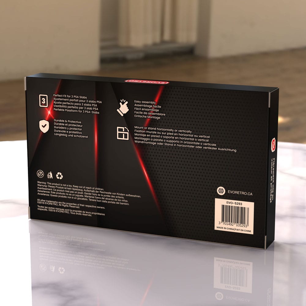 Evoretro Displayrahmen für 3 PSA Graded Cards Image 6