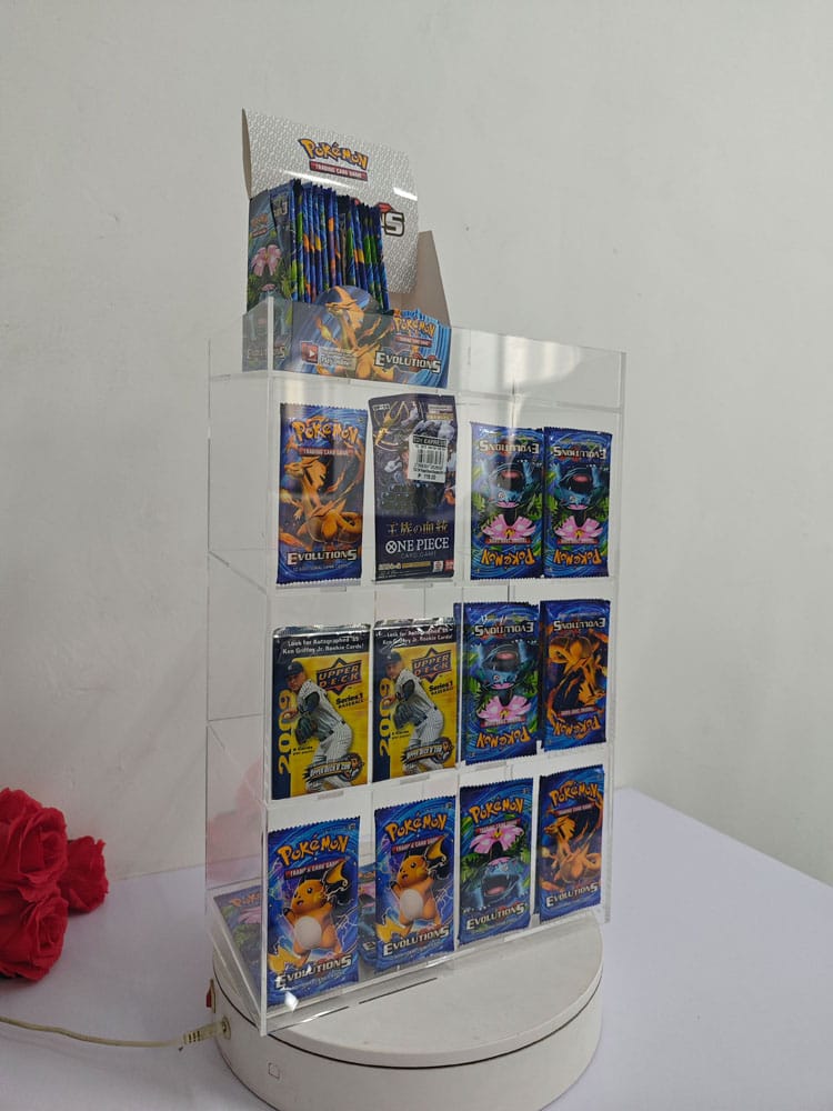 Acryl Verkaufsdisplay / Thekendisplay für Trading Card Booster Packs Image 5