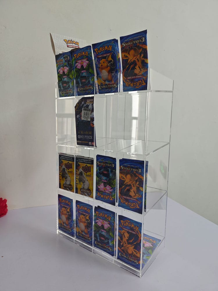 Acryl Verkaufsdisplay / Thekendisplay für Trading Card Booster Packs Image 6