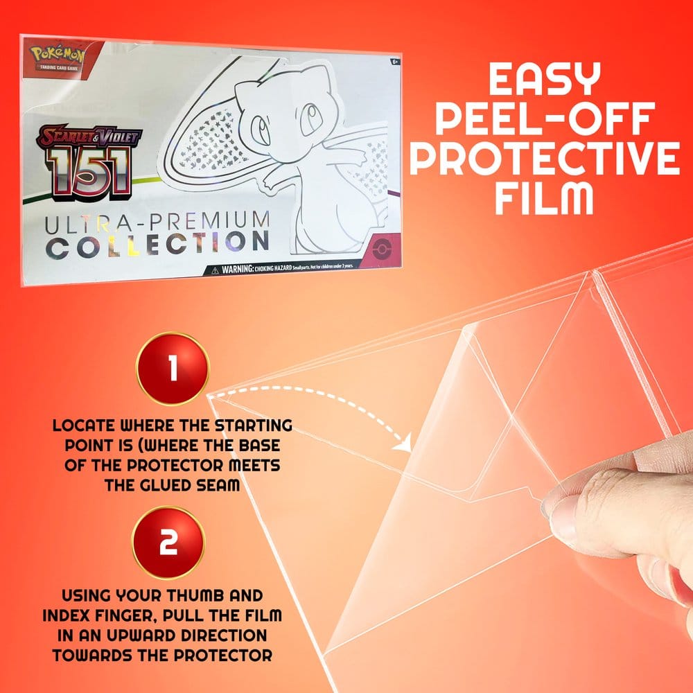 Evoretro PET Gehäuse 2er-Pack für Pokémon 151 Karmesin & Purpur Ultra-Premium-Kollektion Box Image 7