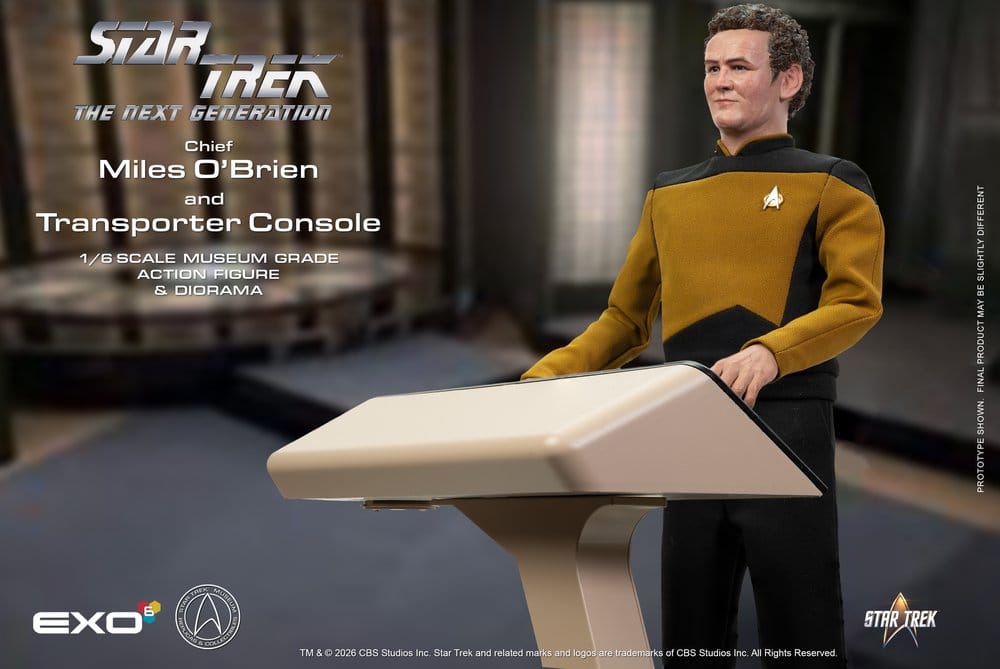Star Trek: Das nächste Jahrhundert Actionfigur 1/6 Chief Miles O'Brien with Transporter Console 30 cm Image 14