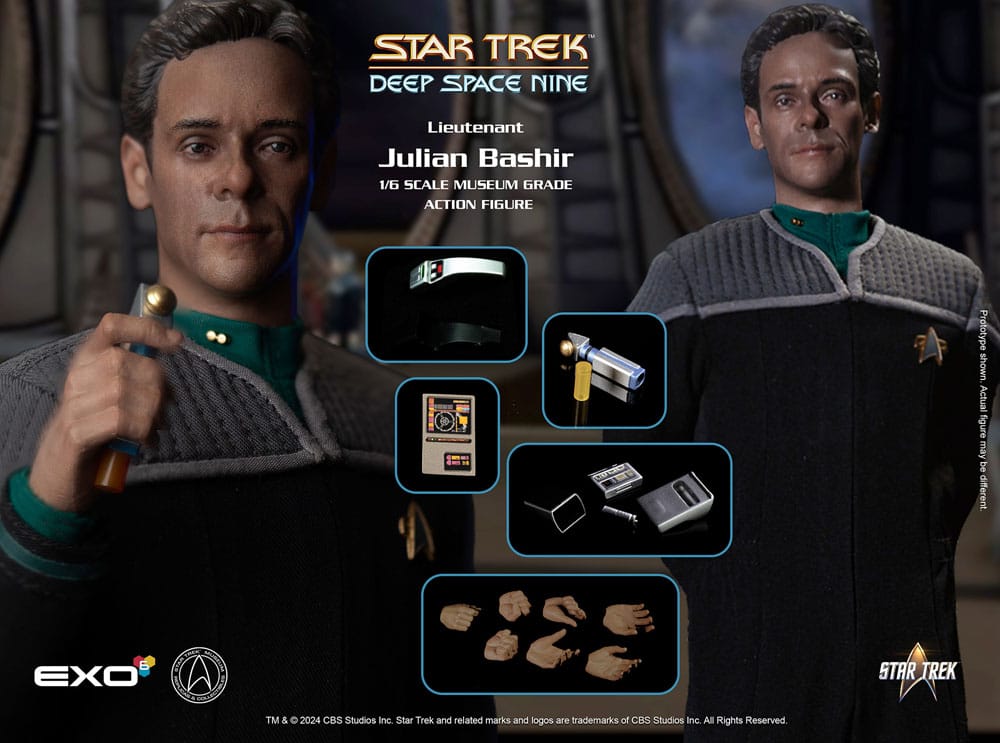 Star Trek: Deep Space Nine Actionfigur 1/6 Dr. Julian Bashir 30 cm Image 11