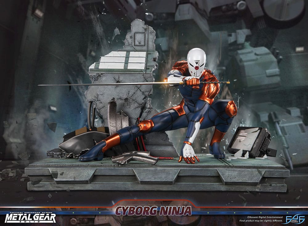 Metal Gear Solid Statue Cyborg Ninja (Gray Fox) 41 cm Image 4