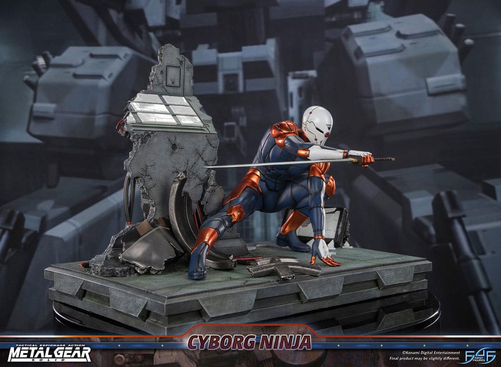 Metal Gear Solid Statue Cyborg Ninja (Gray Fox) 41 cm Image 5