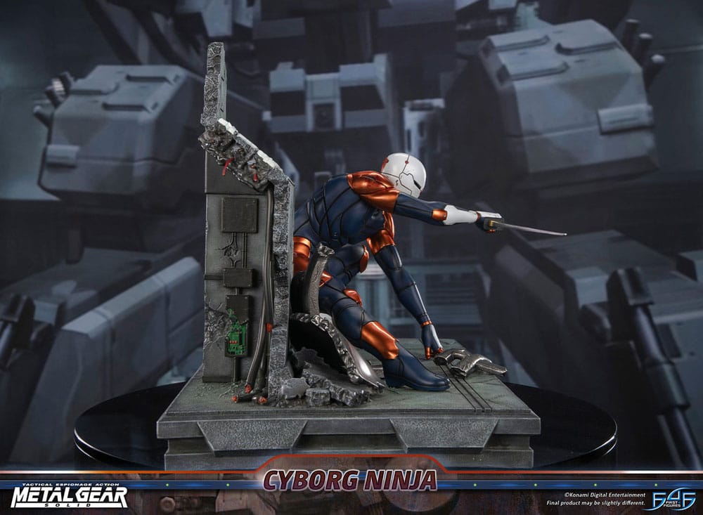 Metal Gear Solid Statue Cyborg Ninja (Gray Fox) 41 cm Image 6