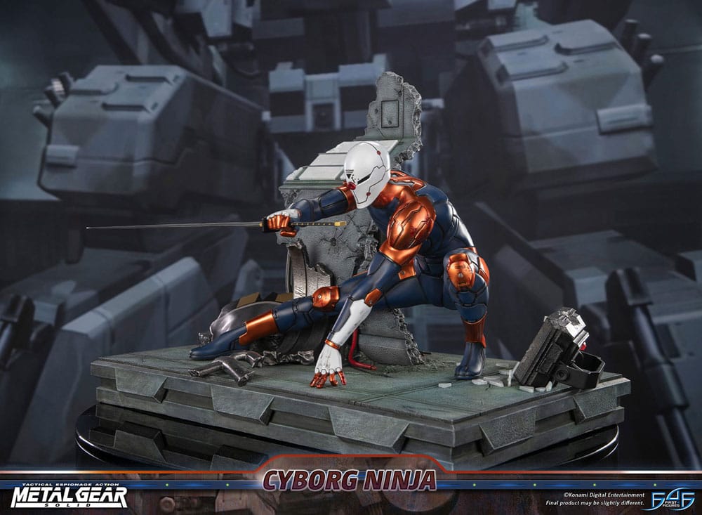 Metal Gear Solid Statue Cyborg Ninja (Gray Fox) 41 cm Image 11