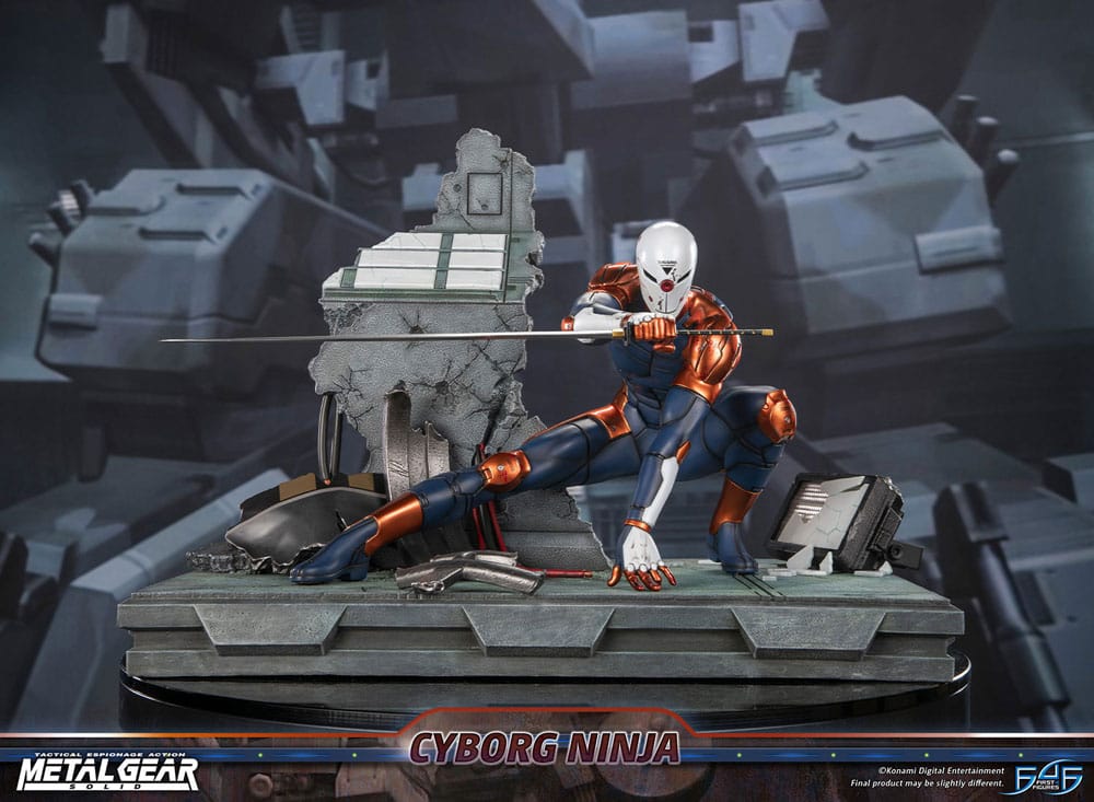Metal Gear Solid Statue Cyborg Ninja (Gray Fox) 41 cm Image 12