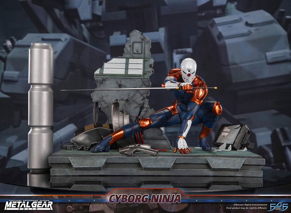 Metal Gear Solid Statue Cyborg Ninja (Gray Fox) 41 cm Image 13