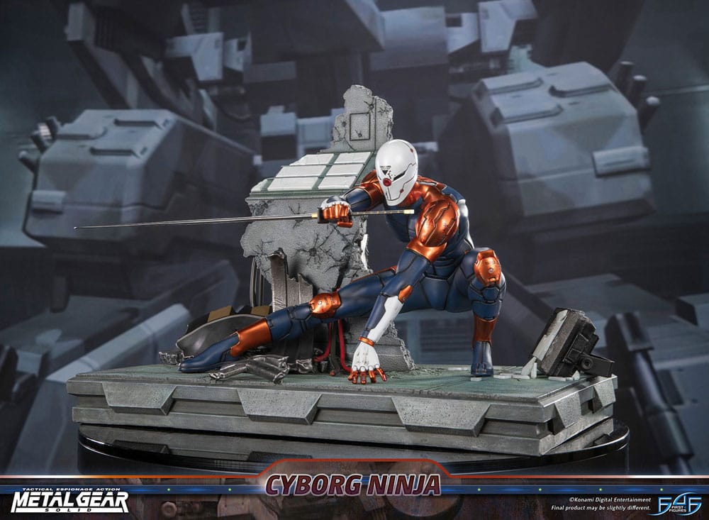 Metal Gear Solid Statue Cyborg Ninja (Gray Fox) 41 cm Image 14