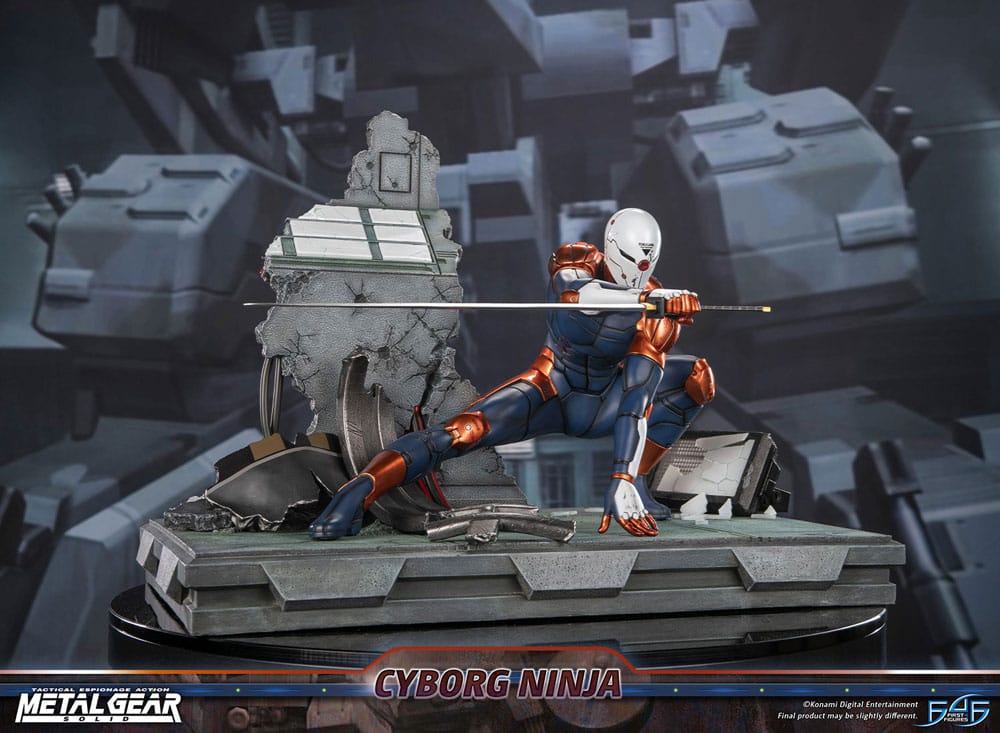 Metal Gear Solid Statue Cyborg Ninja (Gray Fox) 41 cm Image 15