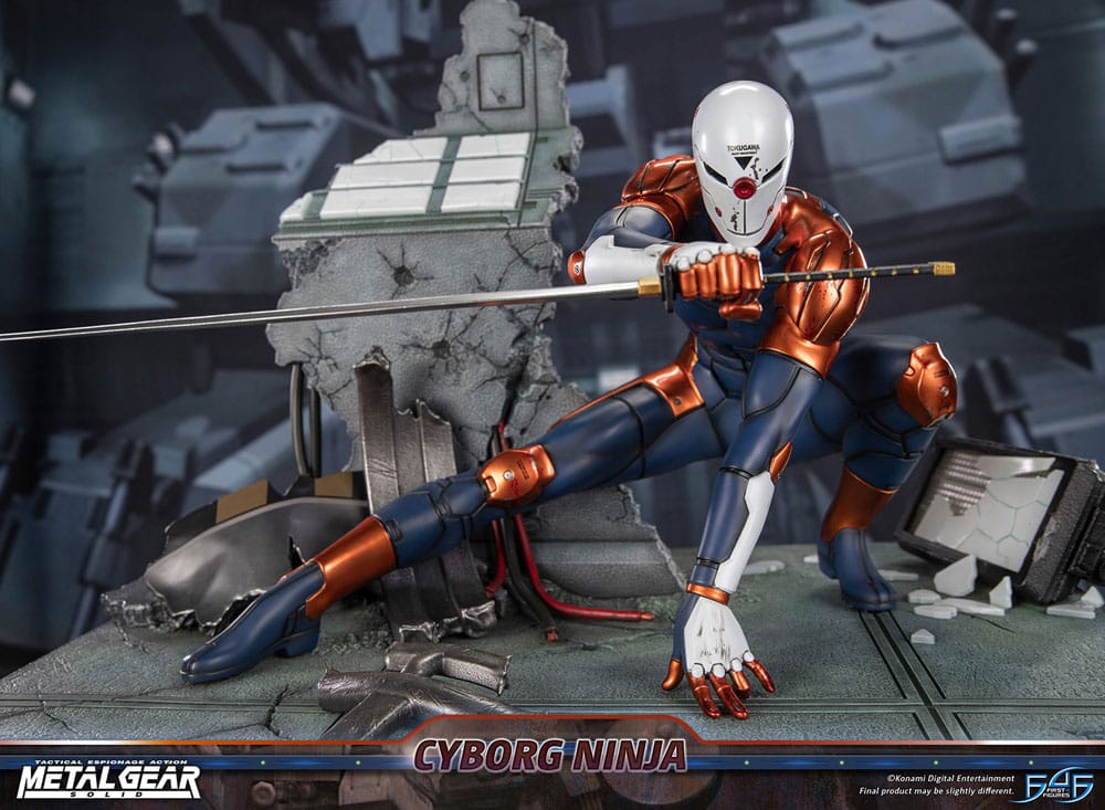 Metal Gear Solid Statue Cyborg Ninja (Gray Fox) 41 cm Image 16