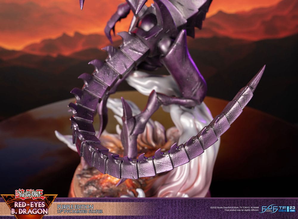Yu-Gi-Oh! PVC Statue Red-Eyes B. Dragon Purple Colour 33 cm Image 31