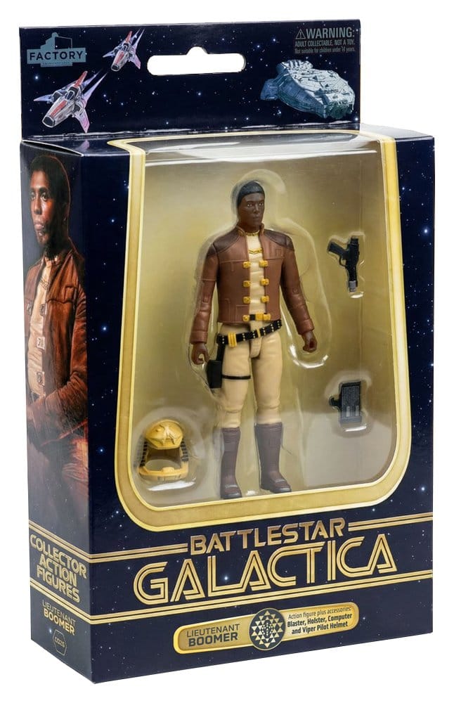 Battlestar Galactica Actionfigur mit Fahrzeug Colonial Viper Mk & Lieutenant Boomer Image 17