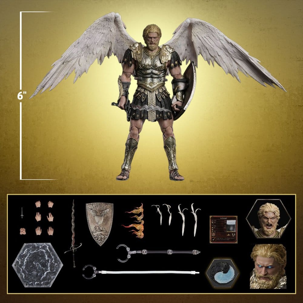 Heroes of Might and Magic III Actionfigur 1/12 Archangel (Deluxe Version) 15 cm Image 8