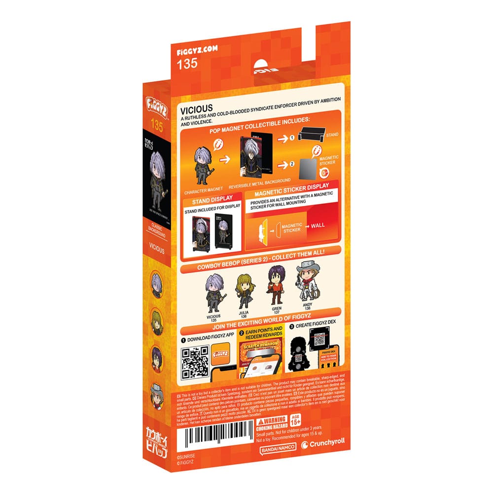 Cowboy Bebop FiGGYZ Magnet-Sammelfigur Vicious 11 cm Image 4