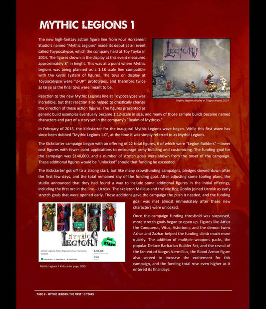 Mythic Legions: The First 10 Year Buch Hardcover *Englische Version* Image 2