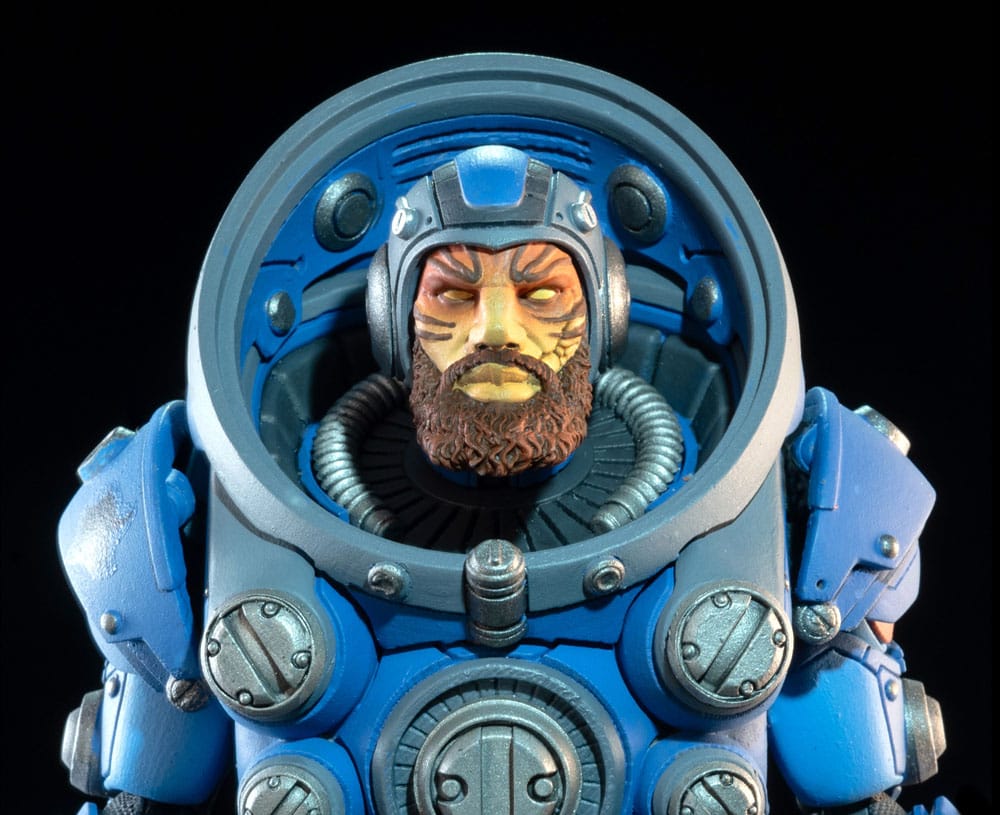 Cosmic Legions: OxKrewe Book One Thraxxon Actionfigur Vellok Speer (Deluxe) Image 11