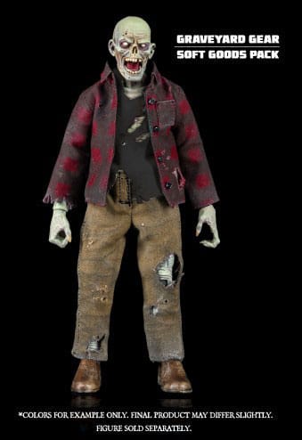 Graveyard Series Zubehör-Set für Actionfiguren Worker Zombie Soft Goods Pack Image