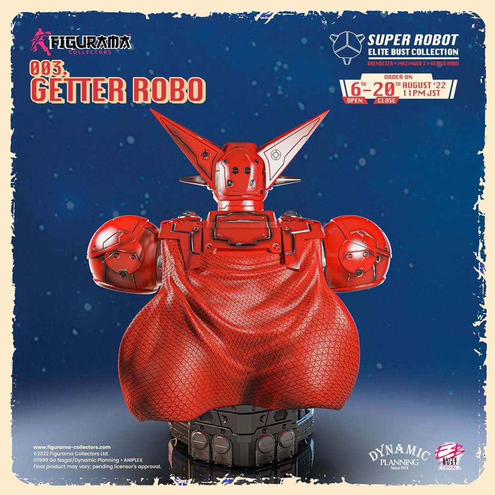 Getter Robo Super Robot Elite Büste 1/3 Getter Robo 26 cm Image 3