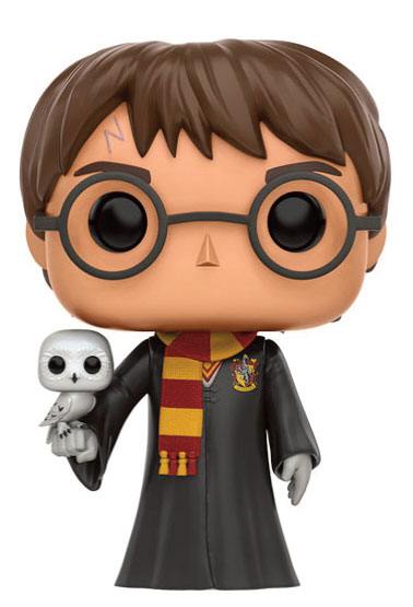 Harry Potter POP! Movies Vinyl Figur Harry with Hedwig 9 cm Image