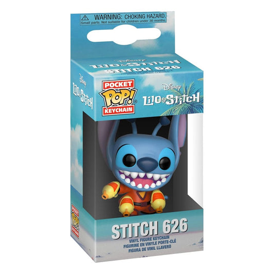 Lilo & Stitch POP! Vinyl Schlüsselanhänger 4 cm Stitch w/ Blaster Display (12) Image 2