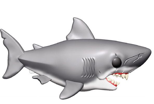 Der weiße Hai Oversized POP! Movies Vinyl Figur Jaws 15 cm Image