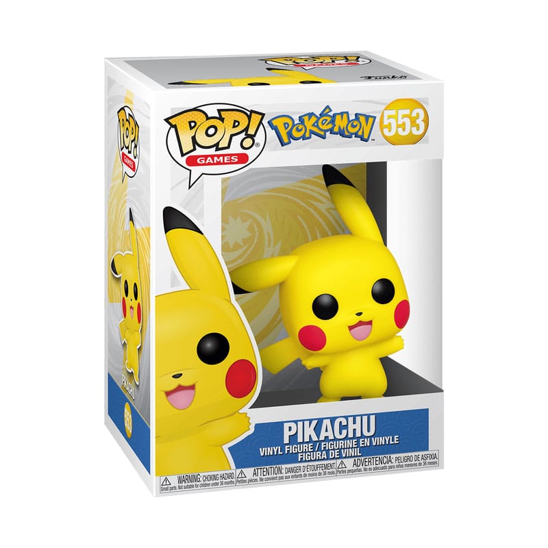 Pokémon POP! Games Vinyl Figur Pikachu Waving 9 cm Image 2