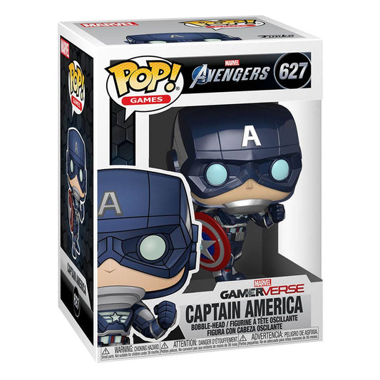 Marvel's Avengers (2020 video game) POP! Marvel Vinyl Figur Captain America 9 cm Image 2
